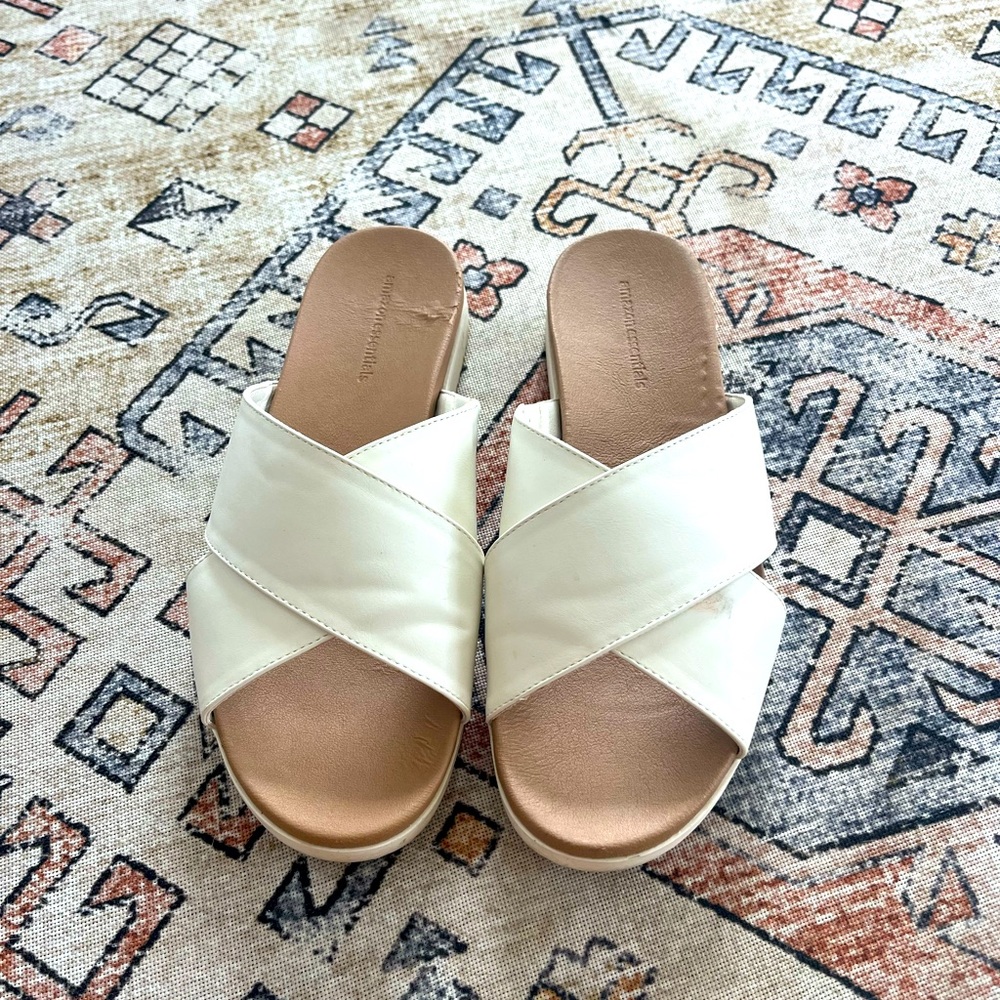 Amazon White sandals